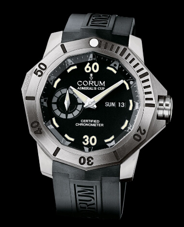 Corum Admiral's Cup Seafender 46 Dive Titanium watch REF: 947.401.04/0371 AN12 Review